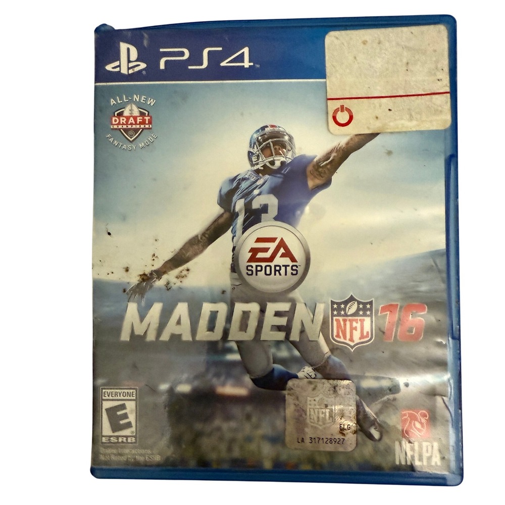 Madden‎ NFL 16 PS4 Game EA Sports Football PlayStation 4